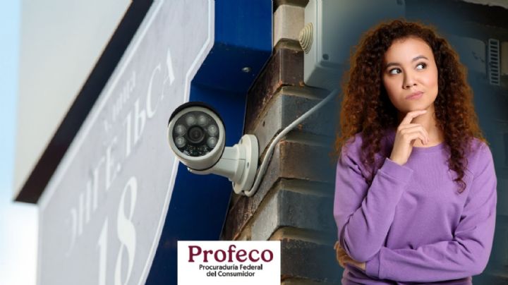 ¿Dónde puedo colocar mi cámara de seguridad y que sea legal, según Profeco?