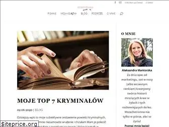 aleksandramantorska.com
