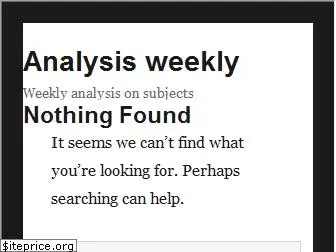 http://analysisweekly.com