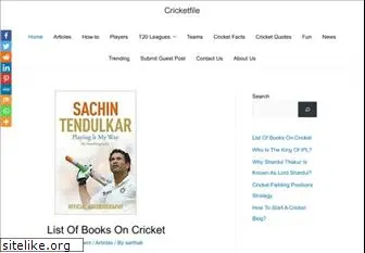 cricketfile.com