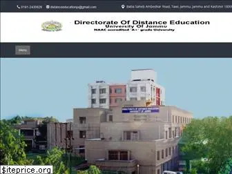 distanceeducationju.in