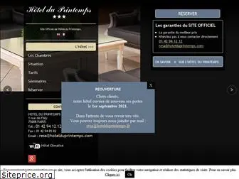hotelduprintemps.fr